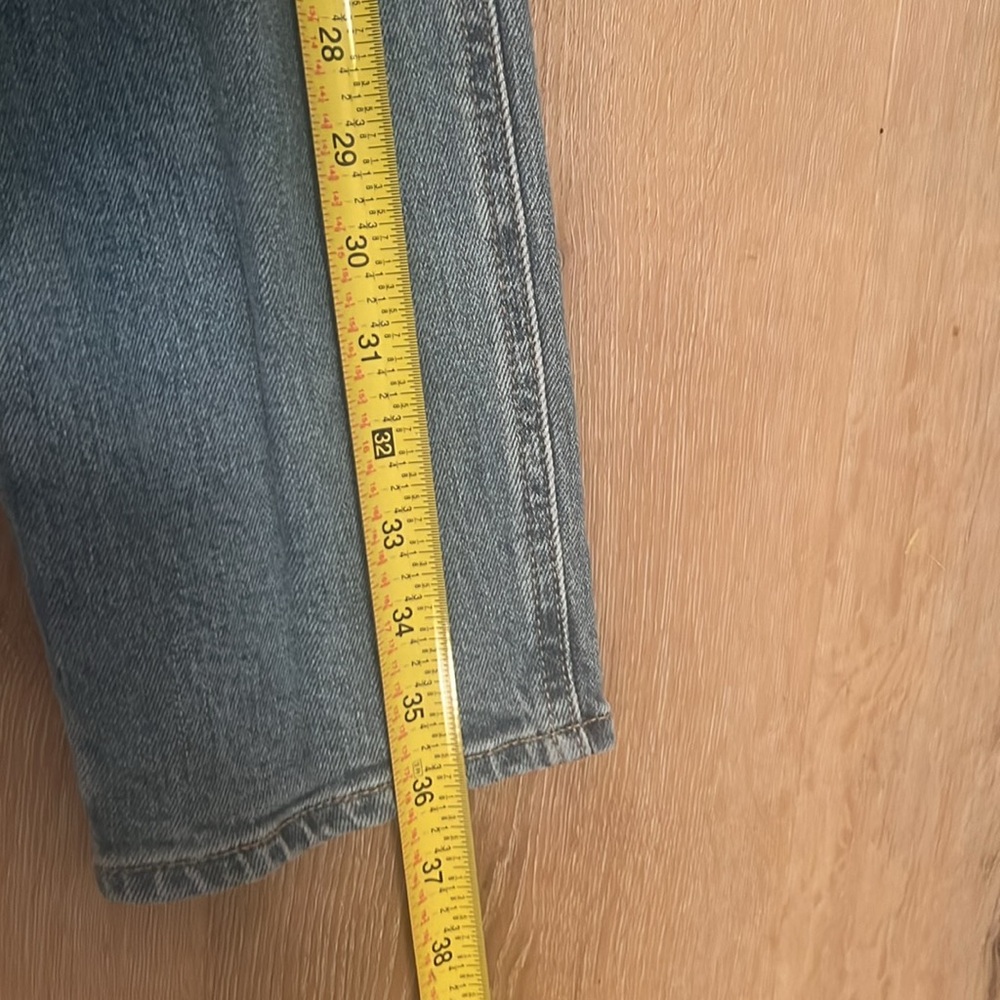 OLD NAVY Overalls Size 6 distressed with one side zipper - Picture 7 of 12